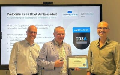 Helmut Voßmann als IDSA Ambassador ausgezeichnet